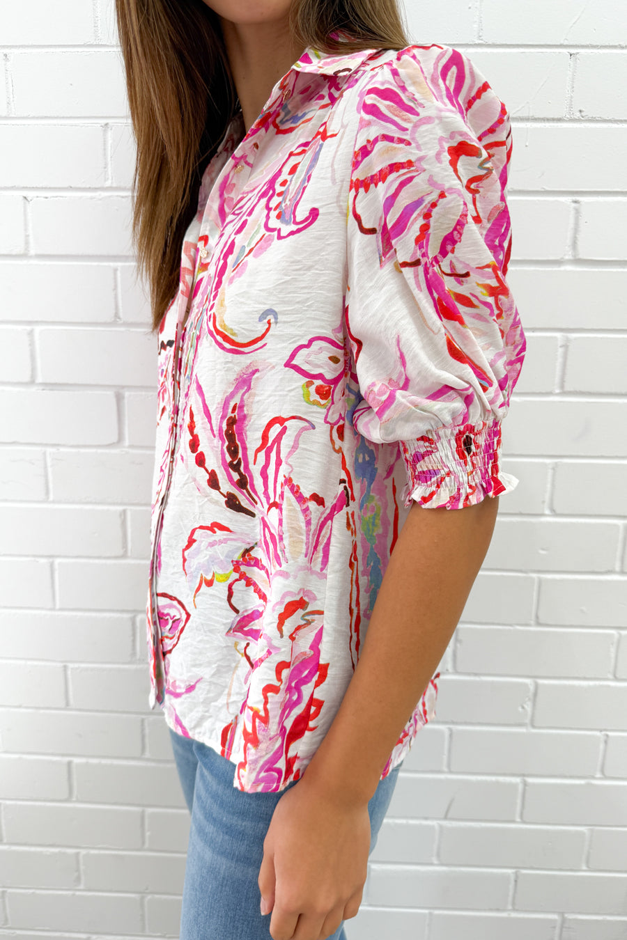 Pink Paisley Floral