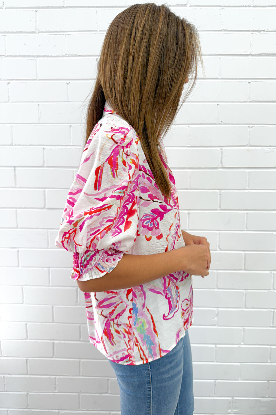 Pink Paisley Floral