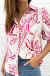 Pink Paisley Floral