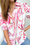 Pink Paisley Floral