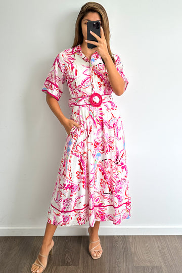 Pink Paisley Floral: kym