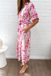 Pink Paisley Floral