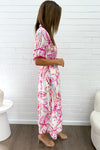 Pink Paisley Floral