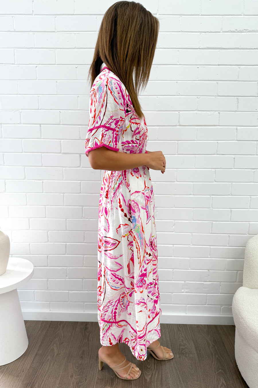 Pink Paisley Floral