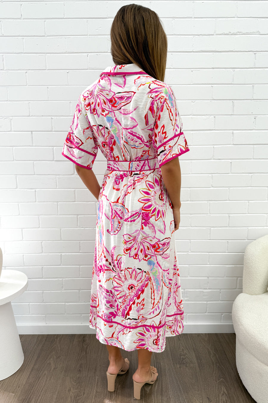 Pink Paisley Floral
