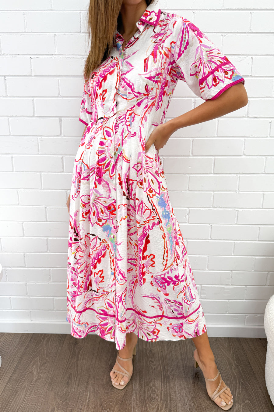Pink Paisley Floral