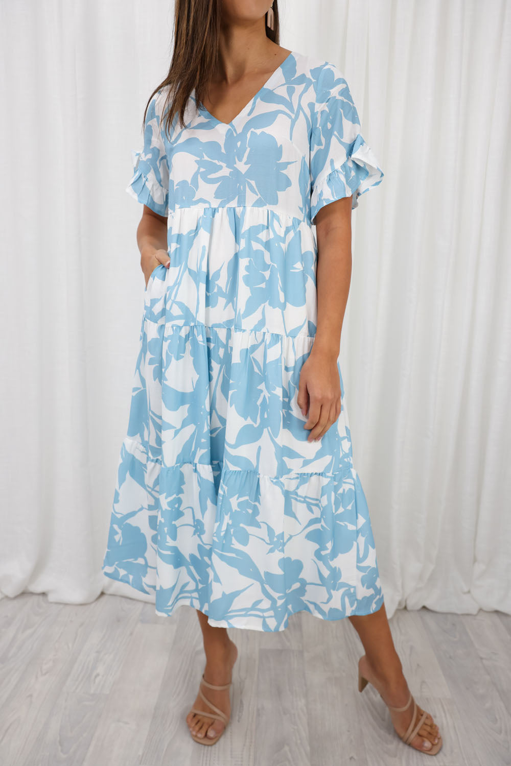 Michelle Midi Print Dress