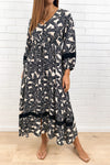 Black Cream Floral
