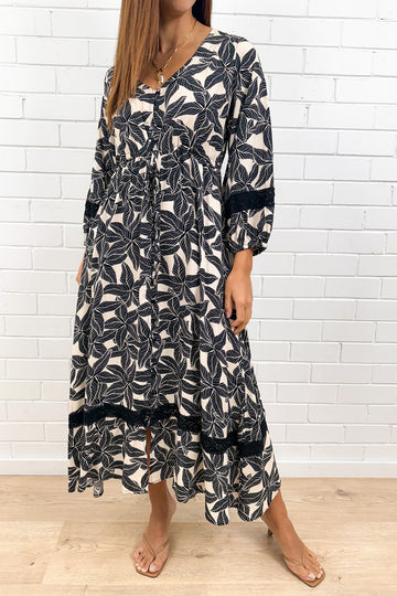 Black Cream Floral: kym