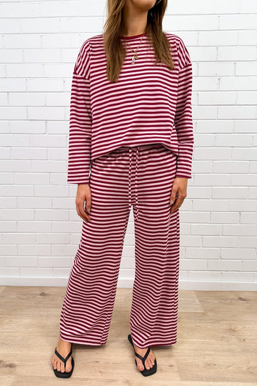 Burgundy Stripe: eve