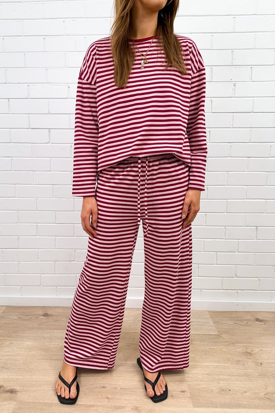 Burgundy Stripe: eve