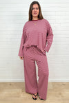 Burgundy Stripe