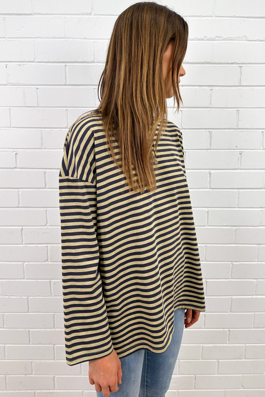 Washed Yellow Stripe