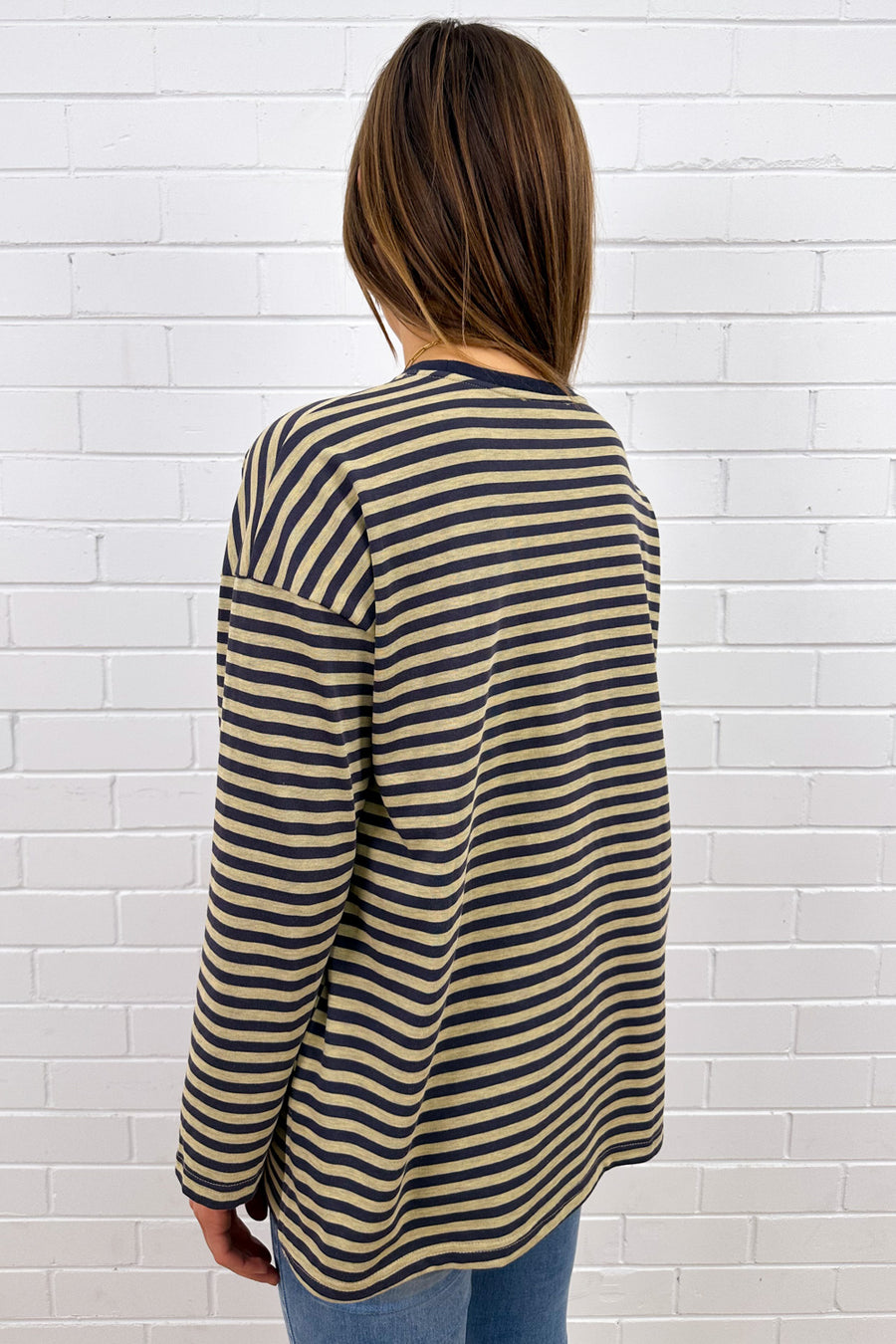 Washed Yellow Stripe