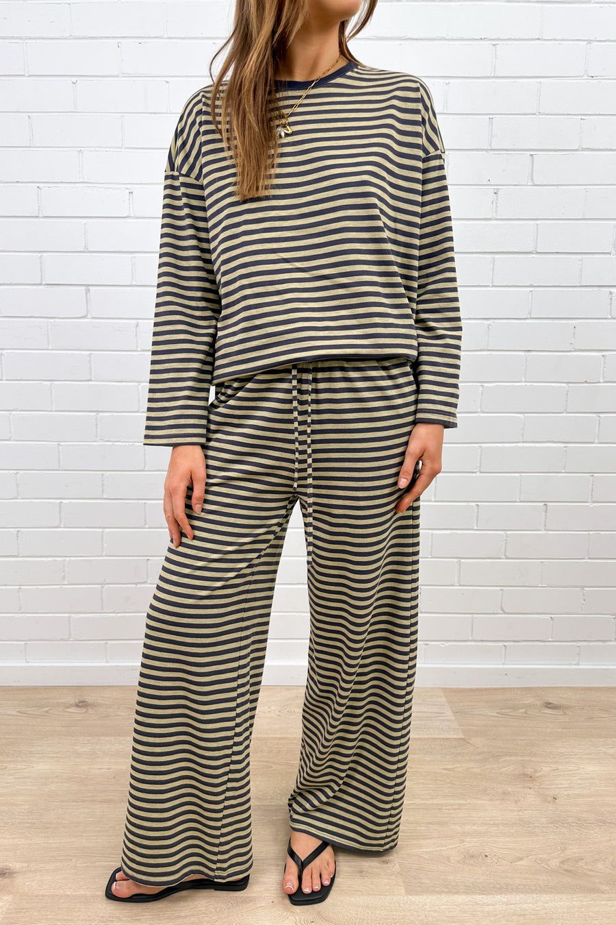 Washed Yellow Stripe