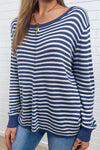 Blue White Stripe