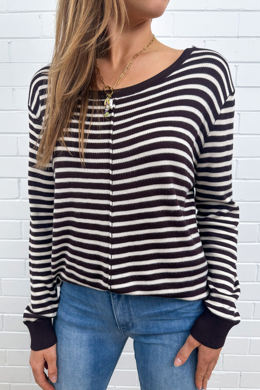 Chocolate White Stripe
