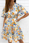 Orange Blue Print