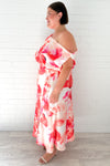 Coral Pink Floral