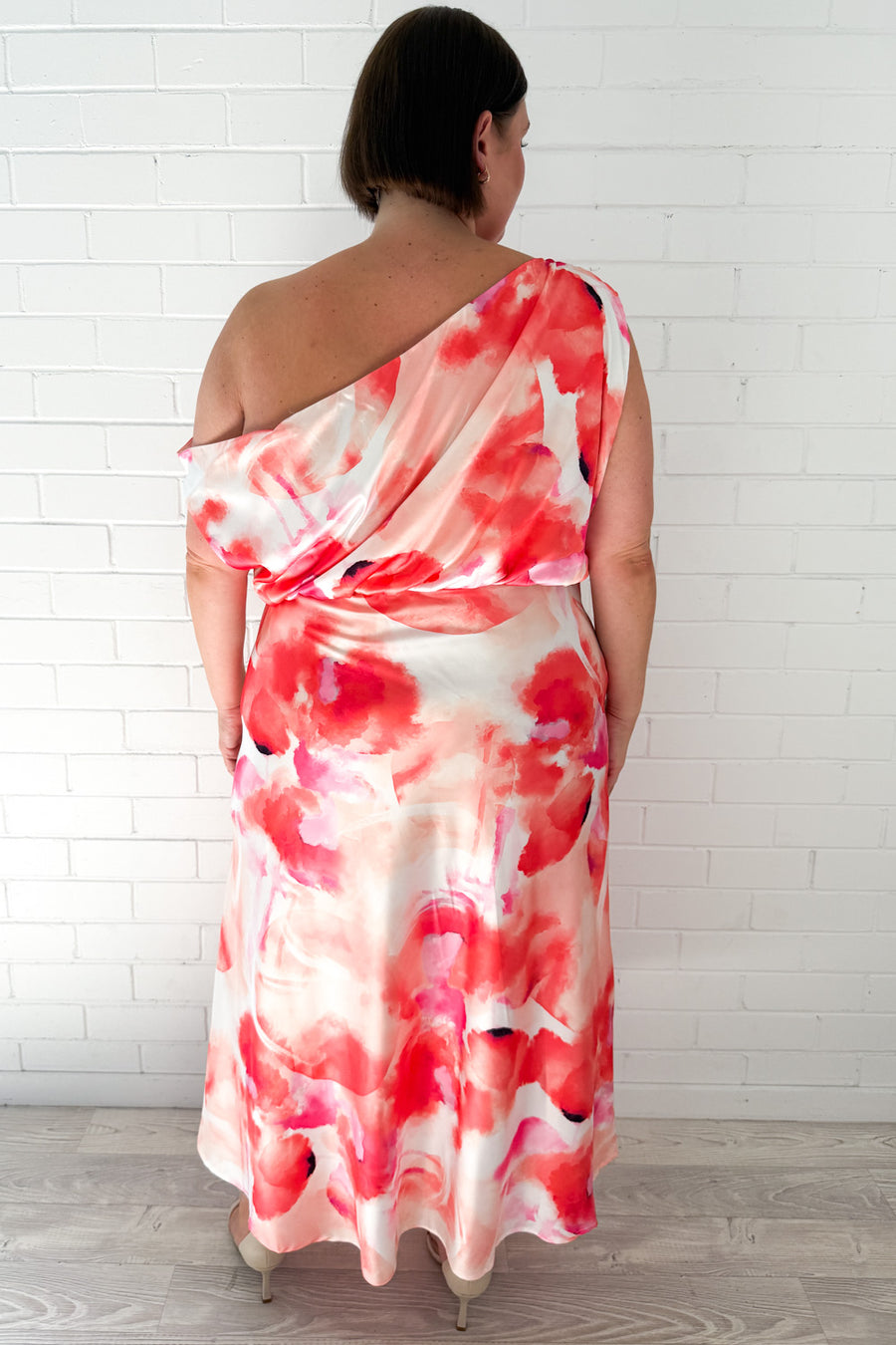 Coral Pink Floral