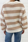 White beige Stripe