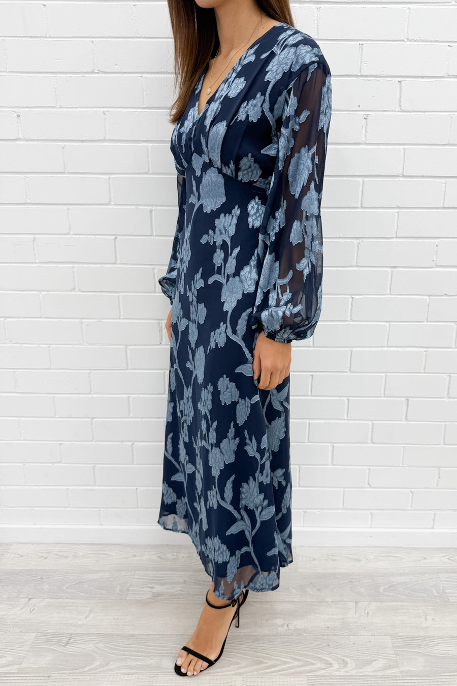 Navy Blue Burnout