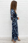 Navy Blue Burnout