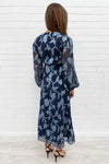 Navy Blue Burnout