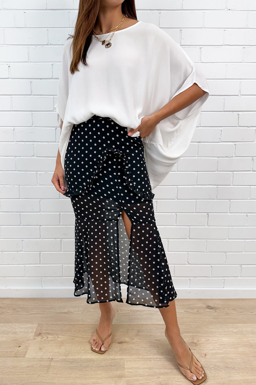 Black Polka Dot
