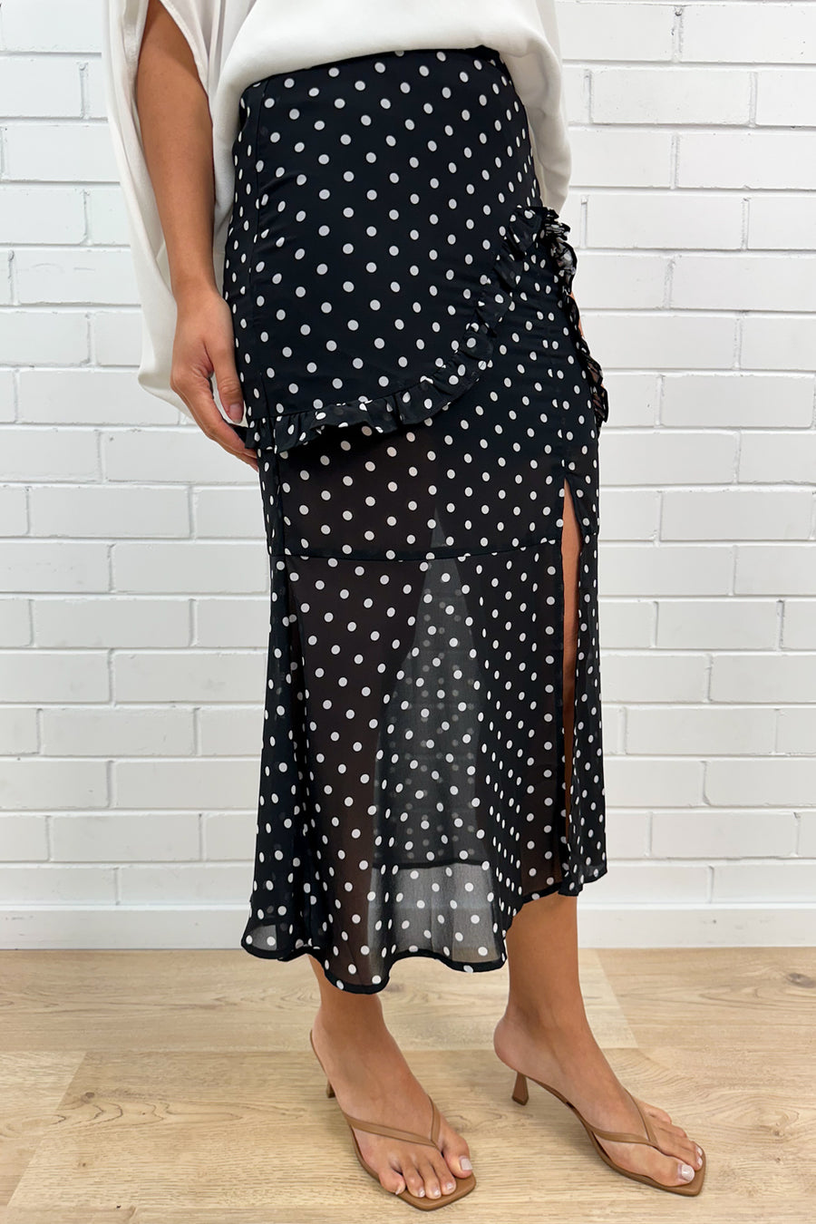 Black Polka Dot