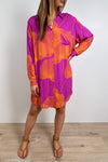 Purple Orange Palm