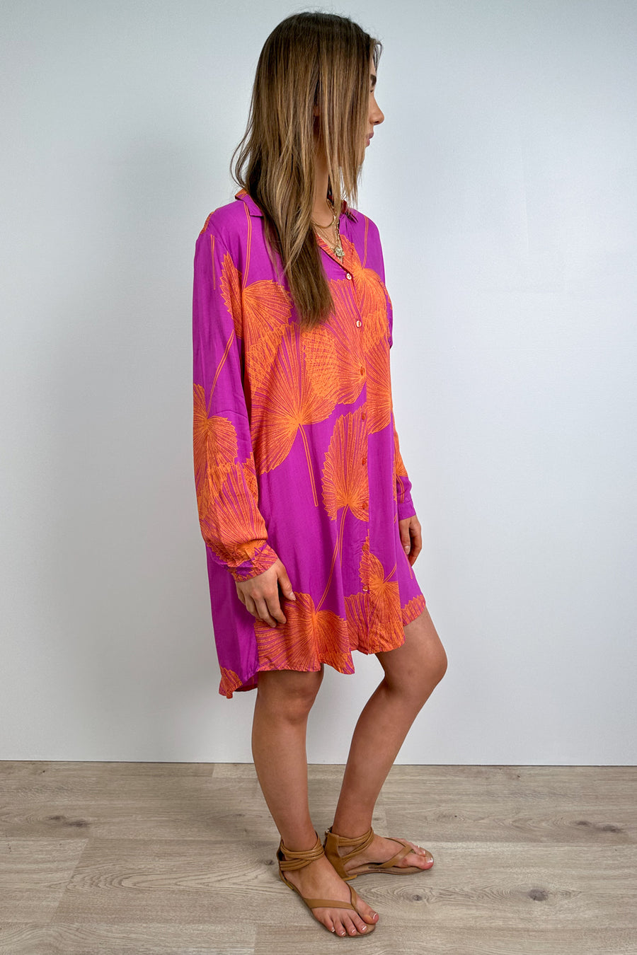 Purple Orange Palm