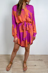 Purple Orange Palm