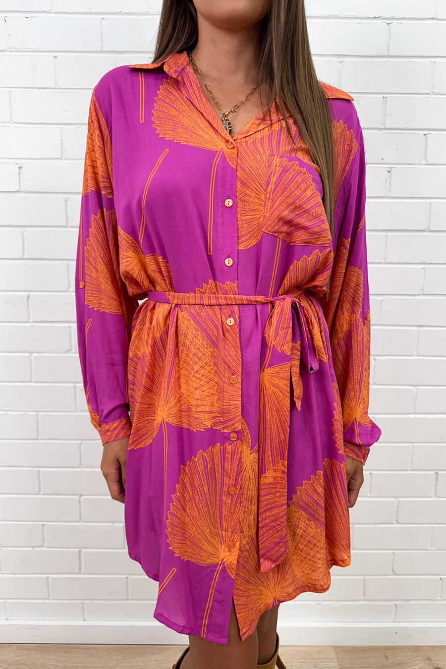 Purple Orange Palm