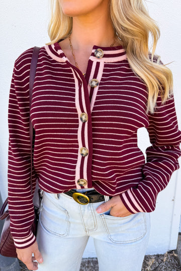Cranberry Stripe: charlie