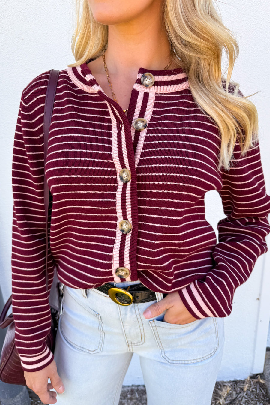Cranberry Stripe