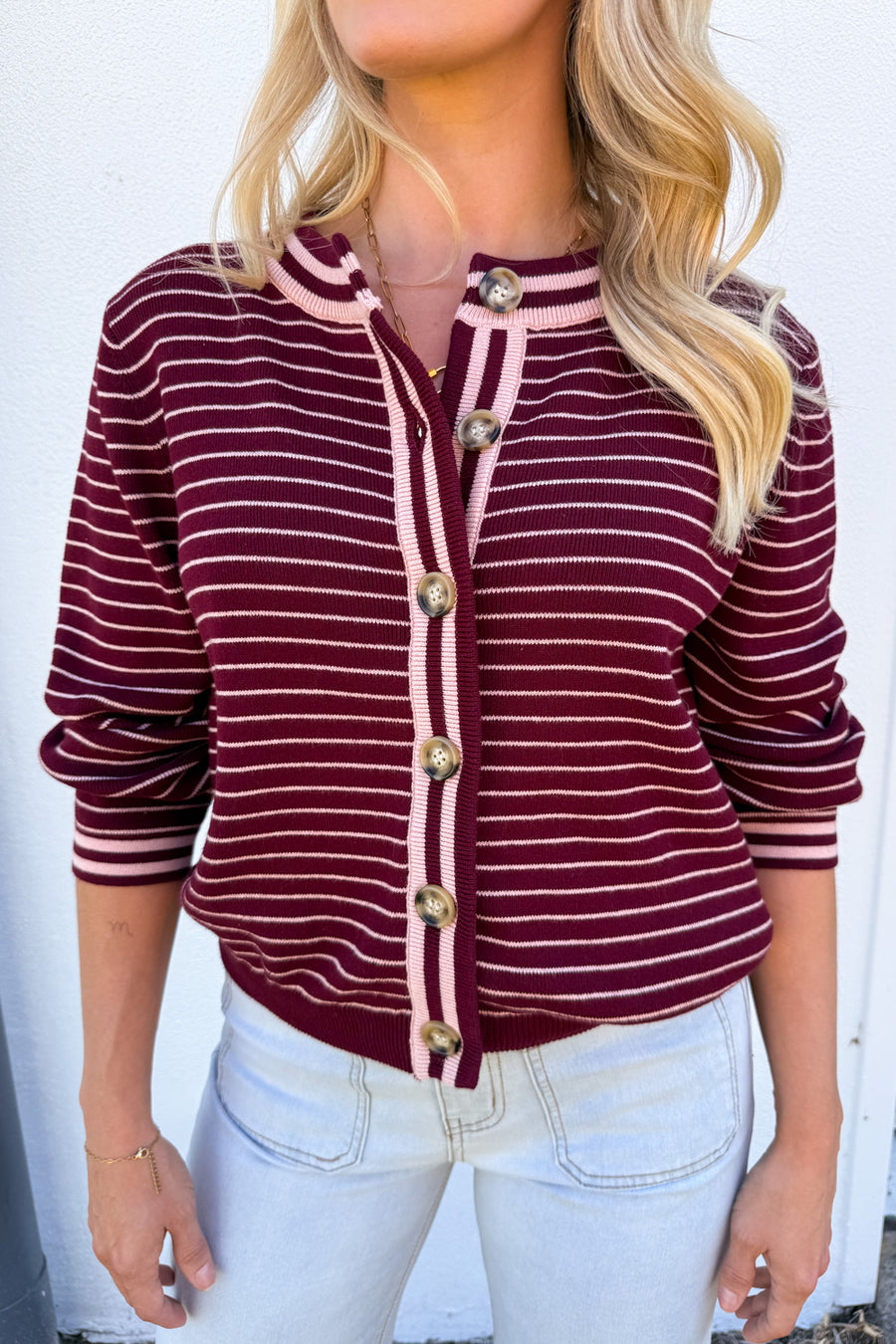 Cranberry Stripe