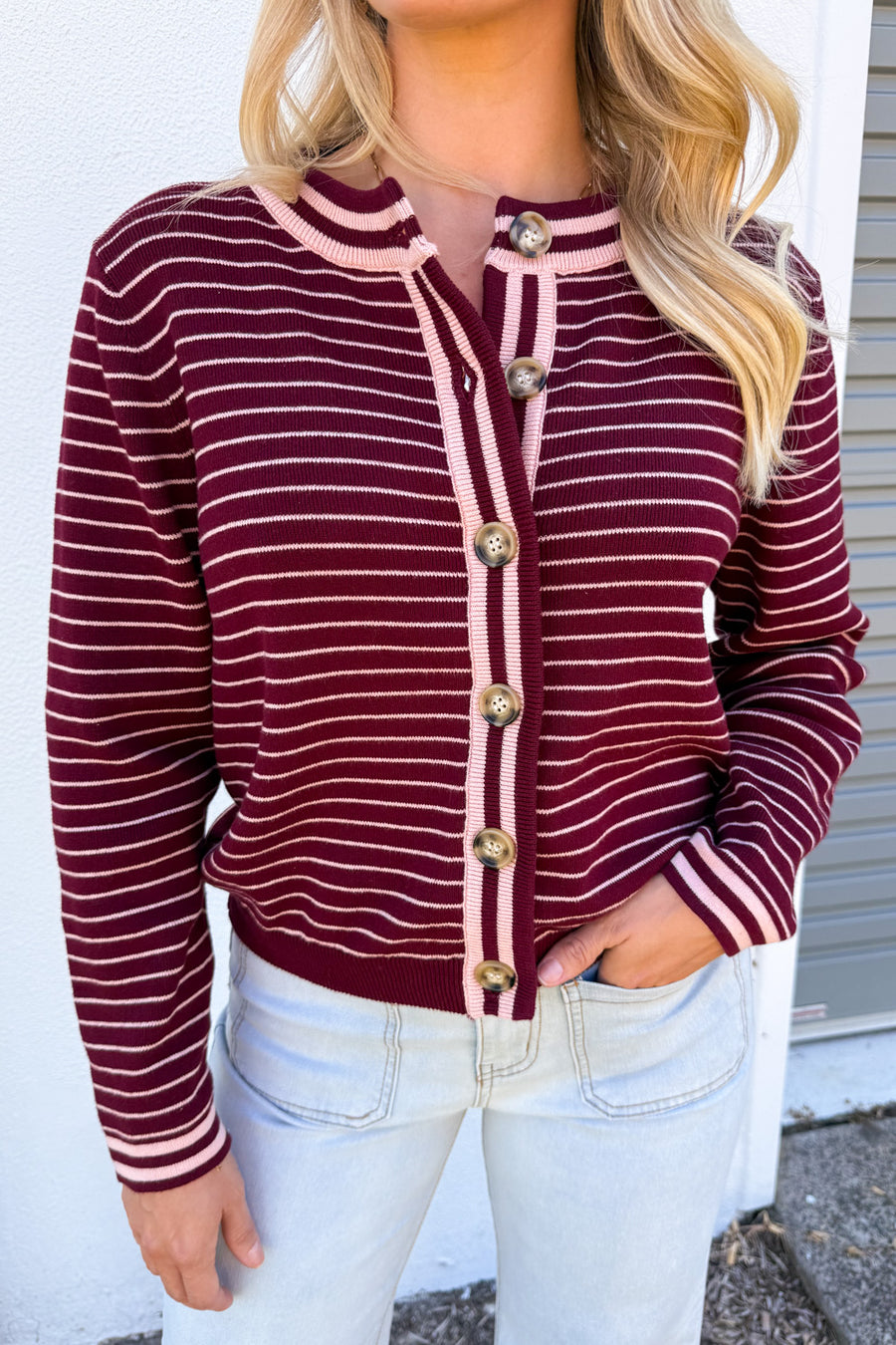 Cranberry Stripe