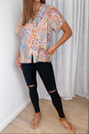 Blue Abstract Paisley