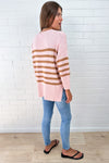 Pink Tan Stripe