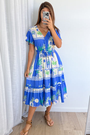 Blue Villa Print: kym