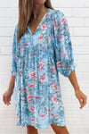 Sky Blue Floral