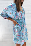 Sky Blue Floral