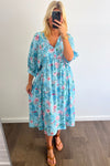 Sky Blue Floral