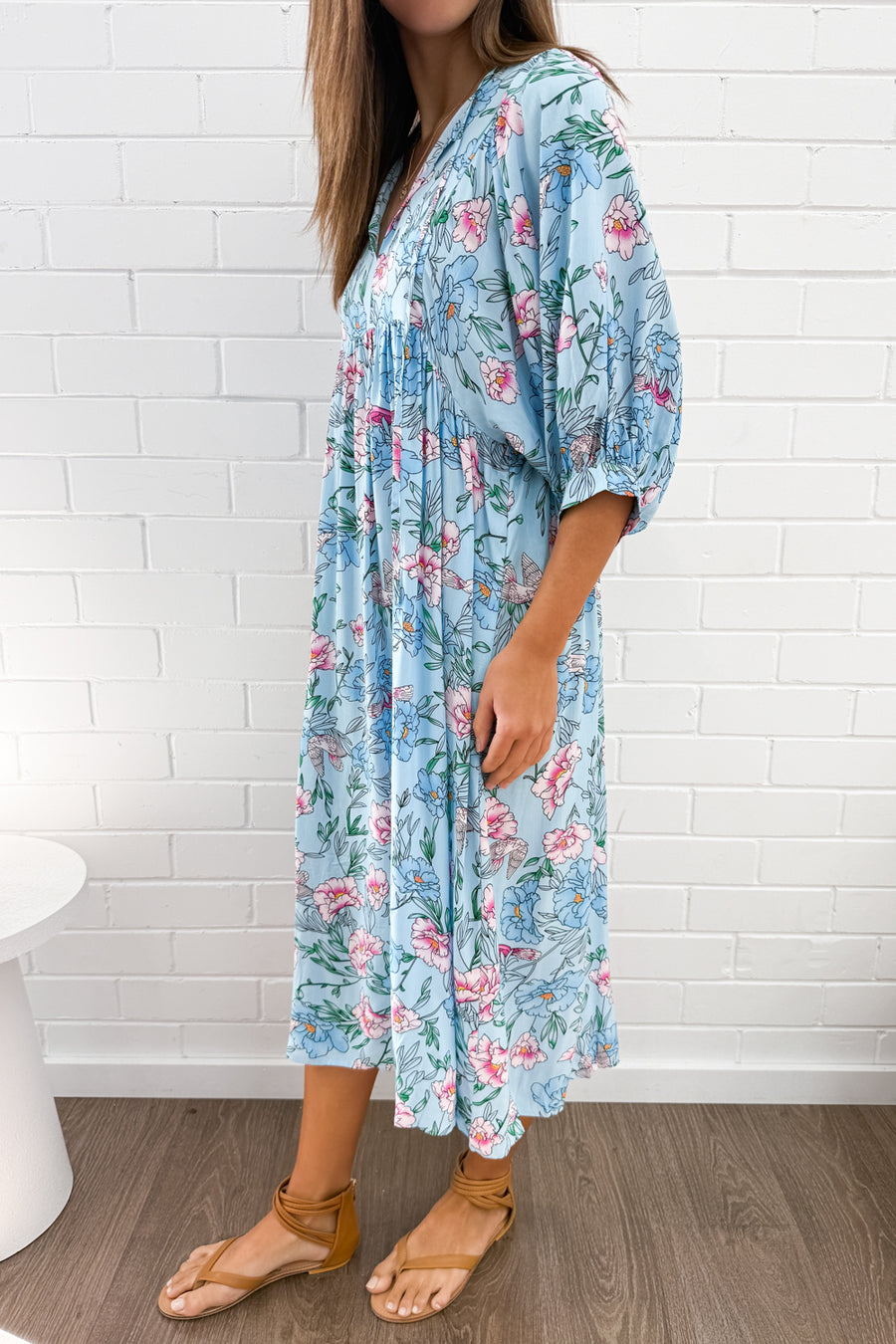 Sky Blue Floral