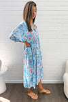 Sky Blue Floral