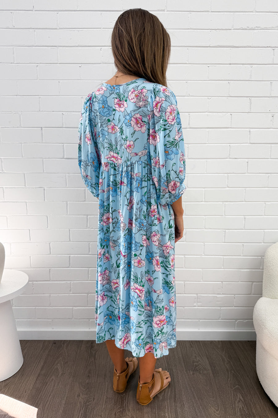 Sky Blue Floral
