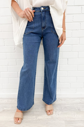 Mid Blue Denim: ange