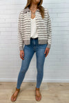 Cream Latte Stripe