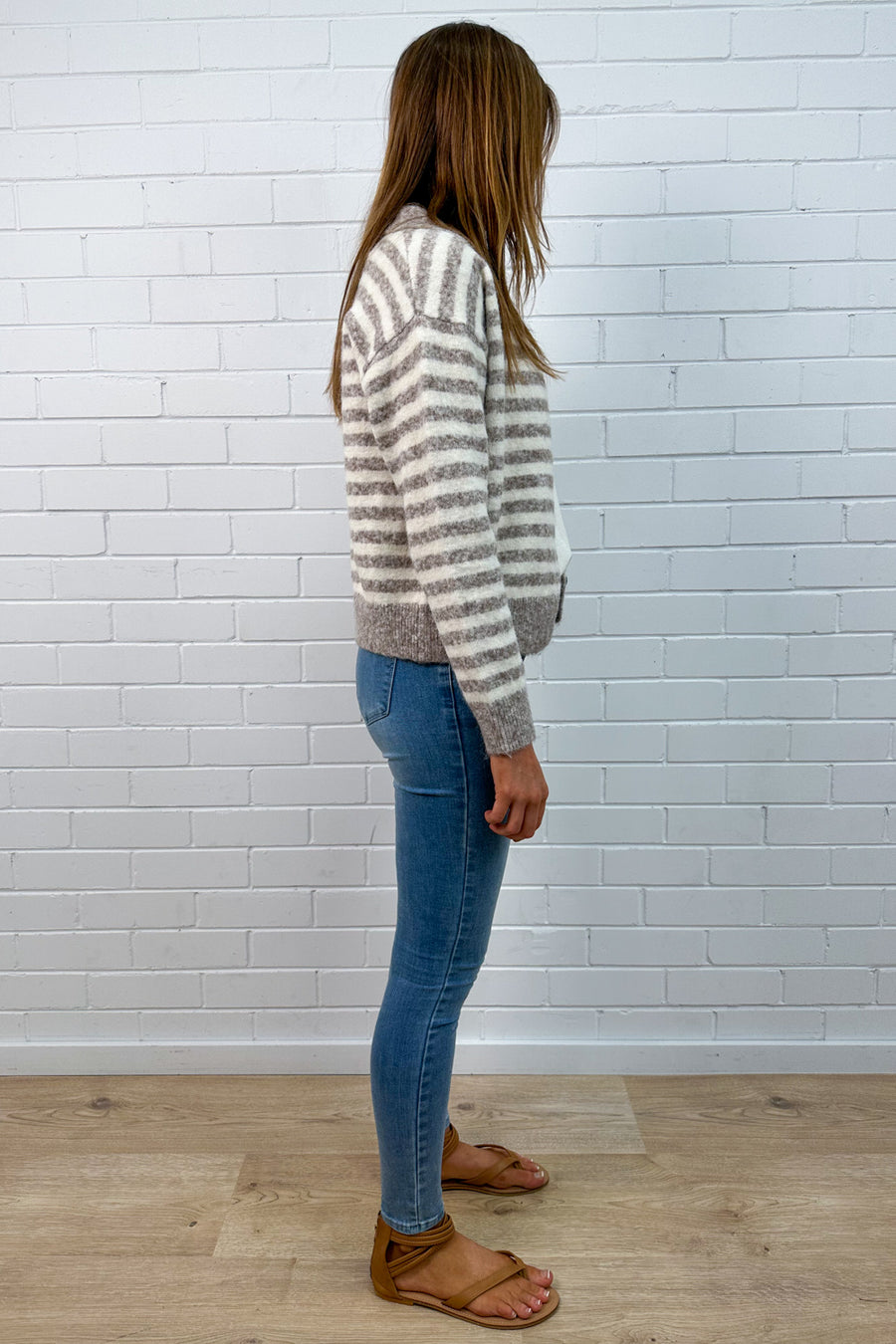 Cream Latte Stripe